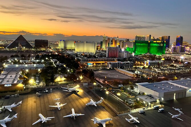 Las Vegas Helicopter Night Strip Flight Tour with Optional Dinner - Bellagio, Luxor, and Allegiant Stadium