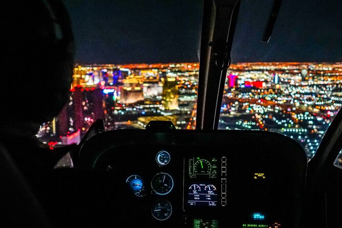 Las Vegas Night Flight by Helicopter with Neon Museum Admission - A quick flight over Las Vegas at night