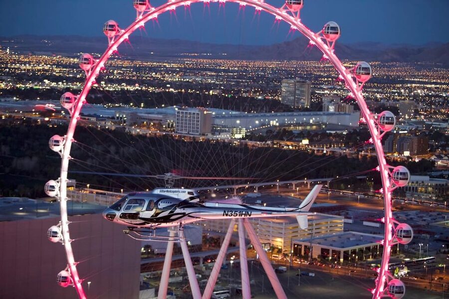 Las Vegas: Nighttime Helicopter Flight over the Strip - What $109 buys you