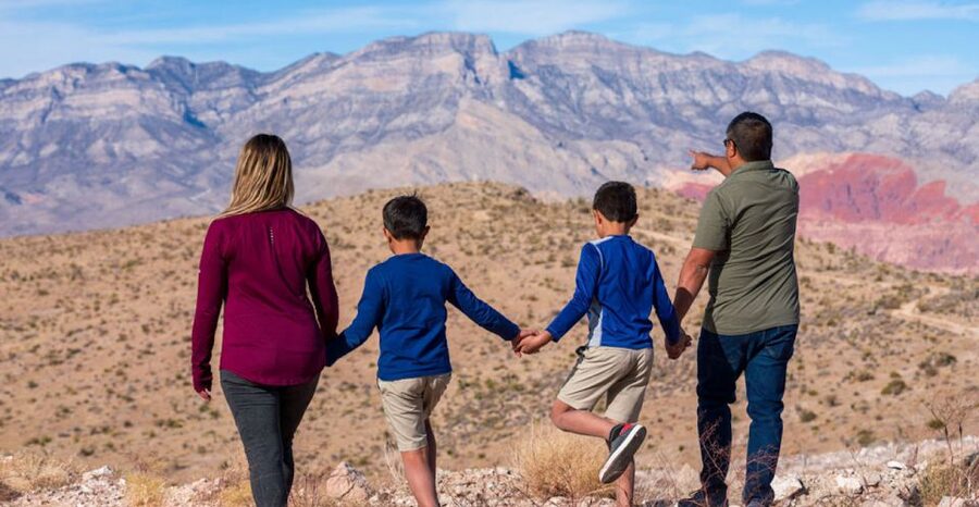 Las Vegas: Red Rock Canyon Helicopter Landing Tour - Check-in, identification, and practical rules