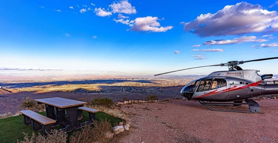 Las Vegas: Red Rock Canyon Helicopter Landing Tour - Choosing the sunset departure