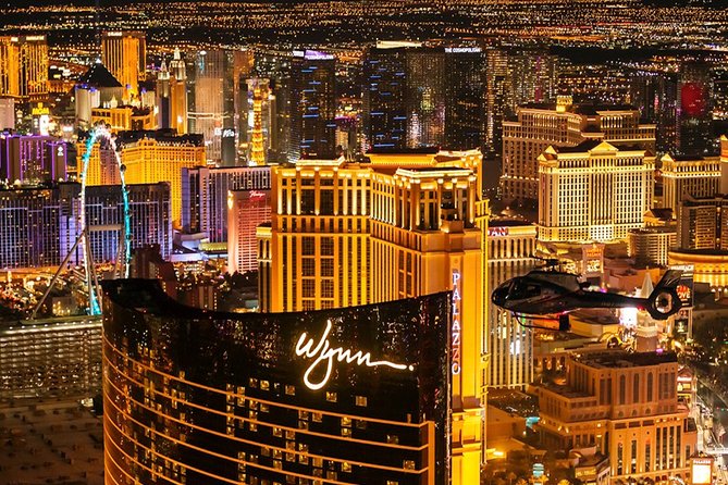 Las Vegas Strip Helicopter Night Flight - What happens from arrival to takeoff