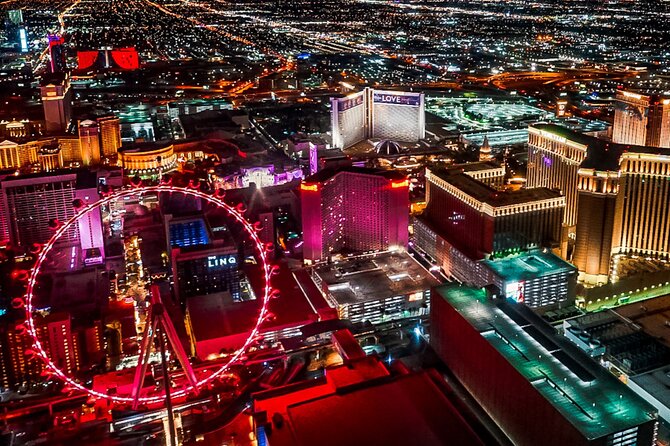 Las Vegas Strip Highlights by Helicopter at Night - Check-in at 5060 Koval Lane