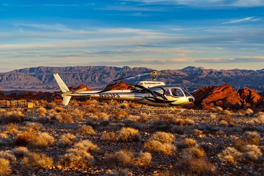 Las Vegas: Valley of Fire Helicopter with Scenic Landing - Valley of Fire from the air