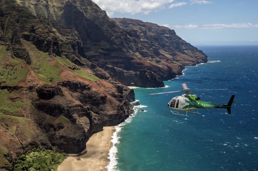 Lihue: Deluxe Waterfall Safari Helicopter Tour - Crossing the Na Pali Coast from above