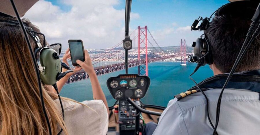 Lisbon: Helicopter Ride, Boat Trip, & Old Town Walking Tour - Start in Rossio Square and get your bearings