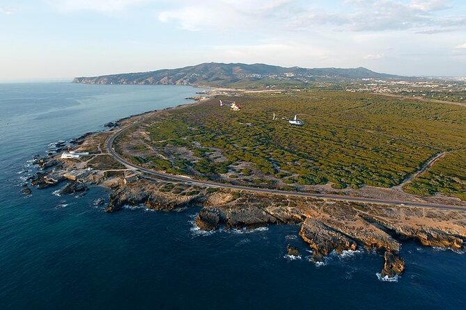 Lisbon: Helicopter Tour over Cabo da Roca & Sintra - From Lisbon toward Sintra and its palaces