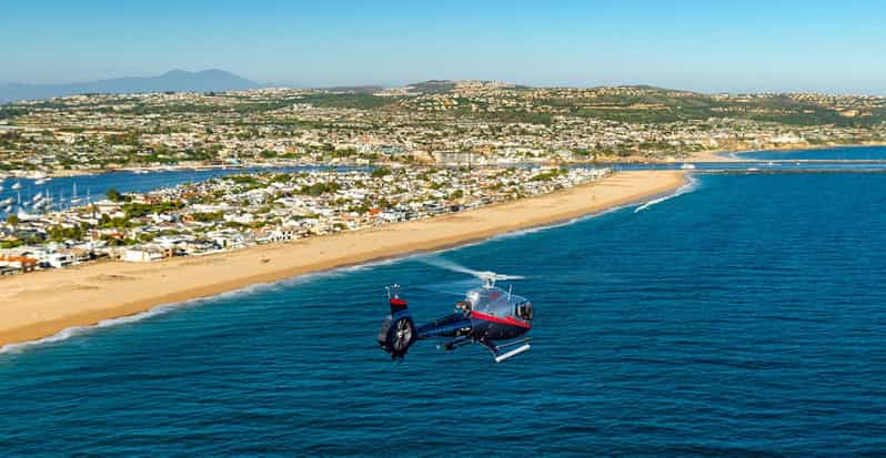Long Beach: California Coastal 30-Minute Helicopter Tour - Huntington Beach Pier and the surf coast