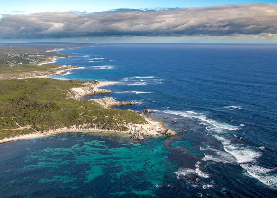 Margaret River: 30 min scenic helicopter flight - The Margaret River mouth from above