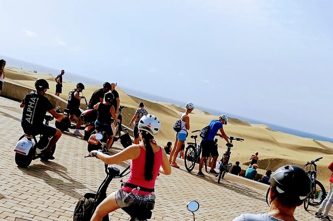 Maspalomas - Meloneras : e-Scooter 2 seat Sunset Guided Tour - Golden dunes at the nature reserve