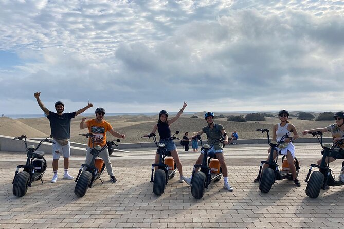 Maspalomas - Meloneras : e-Scooter 2 seat Sunset Guided Tour - Meloneras and its volcanic beach