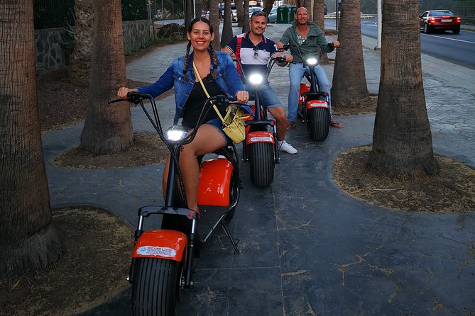 Maspalomas - Meloneras : e-Scooter 2 seat Sunset Guided Tour - How much value do you get for $94.91?