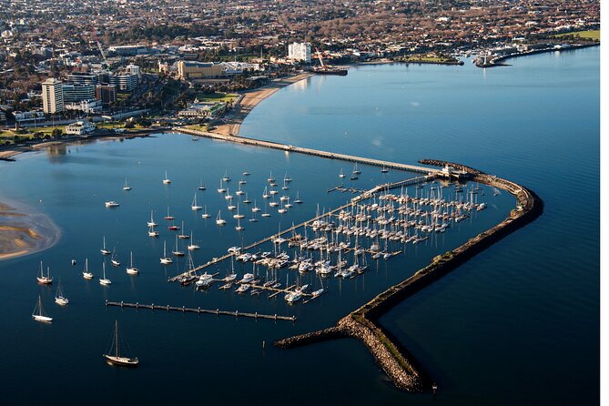 Melbourne City & Brighton Beach Boxes Helicopter Tour - Leaving Essendon Fields for the Melbourne skyline
