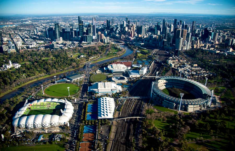 Melbourne: Private City & Beaches Helicopter Ride - Albert Park and the Formula 1 circuit