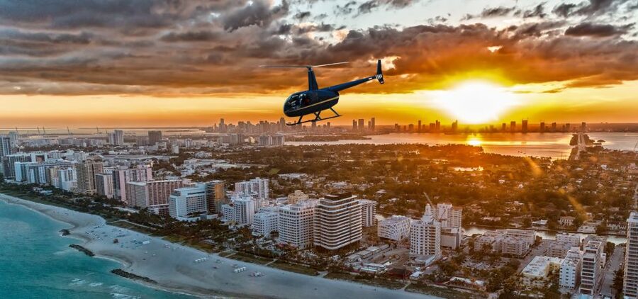 Miami: 30-Minute Private Helicopter Tour with Champagne - The 30-minute route over Miami
