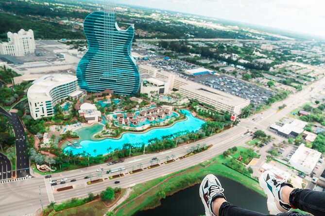Miami Helicopter Tour Hard Rock and Beach - Taking off from Pembroke Pines