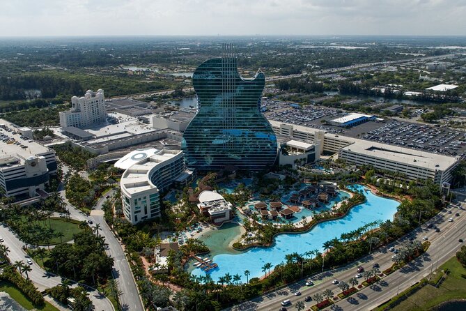 Miami Helicopter Tour Hard Rock and Beach - Following Sunny Isles shoreline