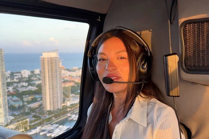 Miami Sunset Private Helicopter Flight - Seeing Miami from 200 W Airport Road