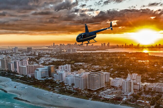 Miami Sunset Private Helicopter Tour - Leaving from Miami Executive Airport