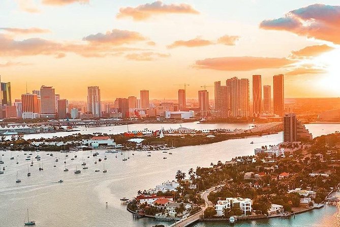 Miami Sunset Private Helicopter Tour - Brickell Key and Downtown Miami