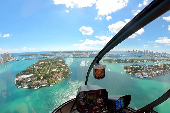 Miami Top-Rated Helicopter Tour: South Beach, Downtown & Islands - Brickell and the Venetian Islands