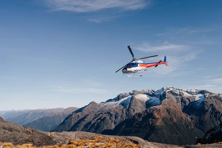 Milford Sound: 1.5-Hour Helicopter Tour with Two Landings - The return flight through Fiordland and back to Queenstown