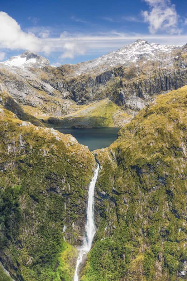 Milford Sound: Glacier and Waterfall Helicopter Experience - A grand view of Milford Sound in 45 minutes