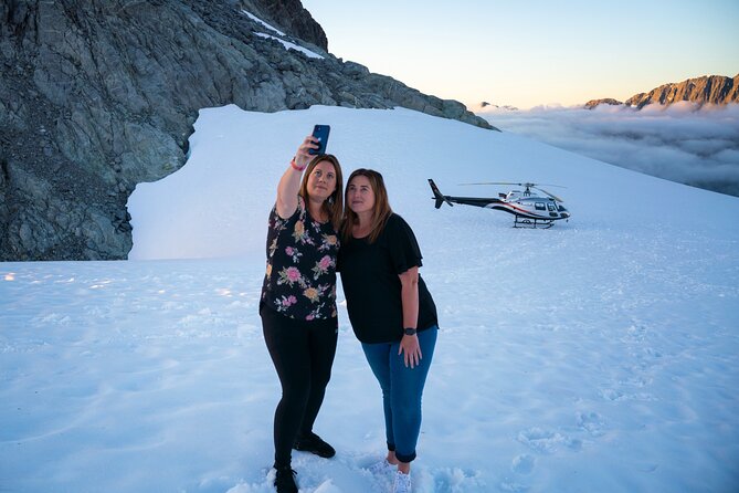 Milford Sound Grand Tour Helicopter Scenic Flight Departing from Milford Sound - The snow landing is the tour’s special extra