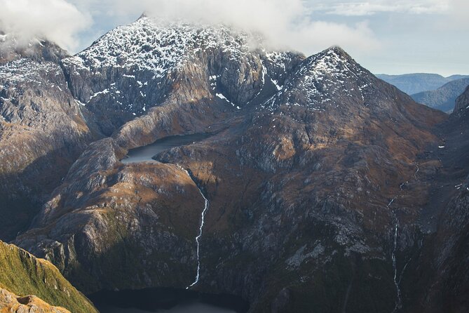 Milford Sound Grand Tour Helicopter Scenic Flight Departing from Milford Sound - The 45-minute route, from Milford Sound Airport to high country