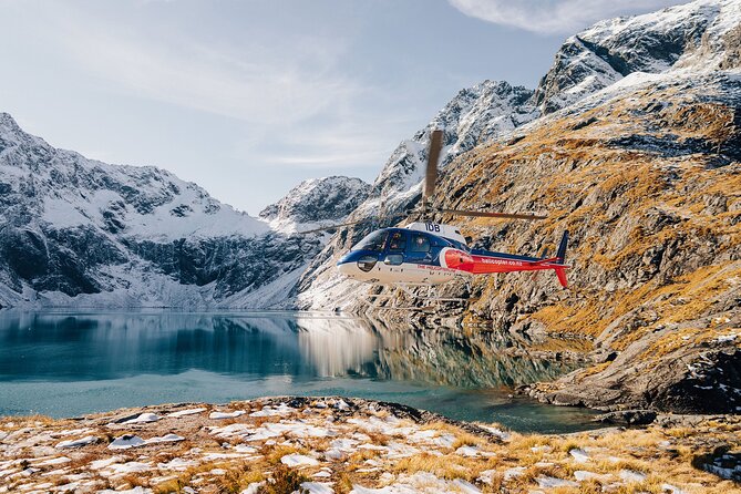 Milford Sound Helicopter and Cruise Tour from Queenstown - Touching down at Milford Sound