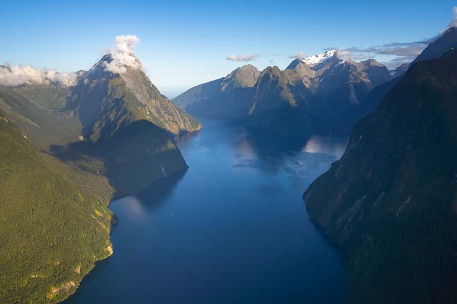 Milford Sound: Helicopter Flight with Glacier Landing - From Milford Sound Airport to Bowen Falls