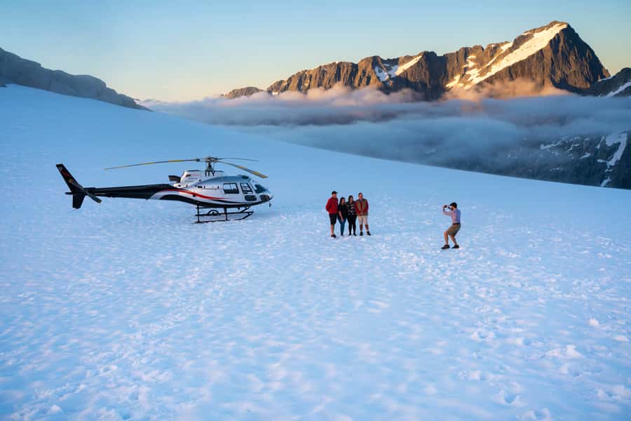 Milford Sound: Helicopter Flight with Glacier Landing - Following the Fiord Toward Tutoko Glacier