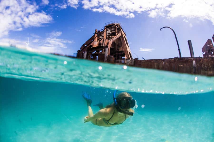 Moreton Island: Tangalooma Snorkel Tour with Helicopter Tour - Getting your bearings at Tangalooma Island Resort