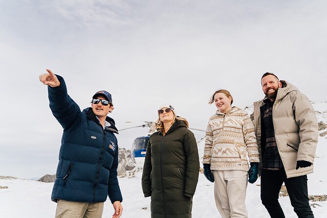 Mount Cook: Mountains High 40-Minute Helicopter Flight - The snow landing above the glacier