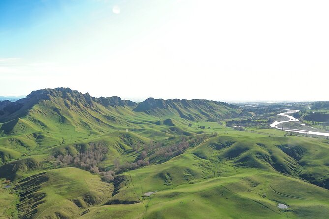 Napier Helicopter Flight & Classic Car Transfer - What you see from the helicopter