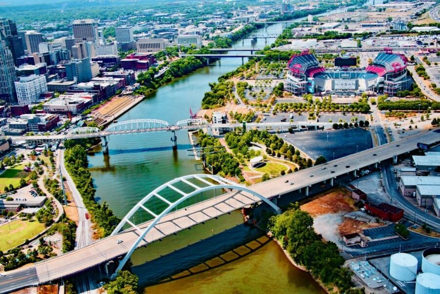 Nashville: Downtown Helicopter Experience - Taking off from John C. Tune Airport