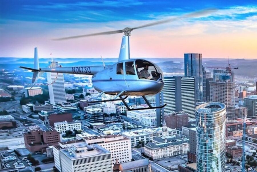 Nashville: Downtown Helicopter Tour - The flight path over Nashville