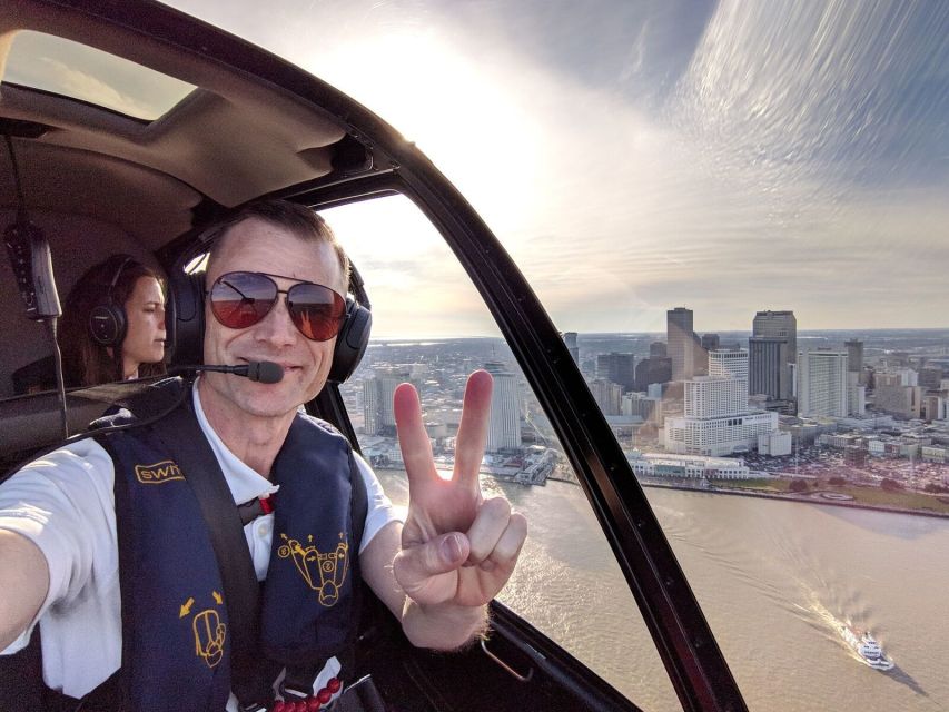 New Orleans: Daytime City Helicopter Tour - City Park and the Fair Grounds from the air