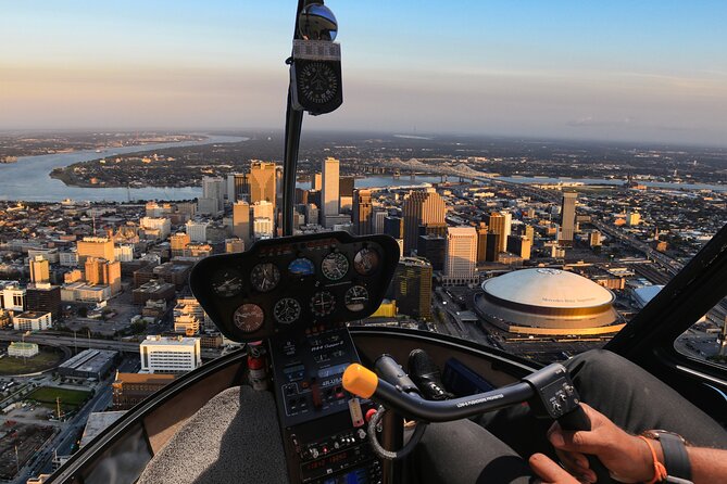 New Orleans Helicopter City Tour - Bourbon Street, seen without the crowds