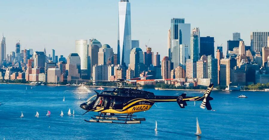 New York City: Manhattan Helicopter Tour - Taking off from Pier 6
