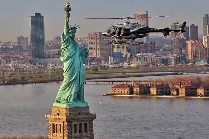 New York Manhattan Scenic Helicopter Tour - The Statue of Liberty from the air