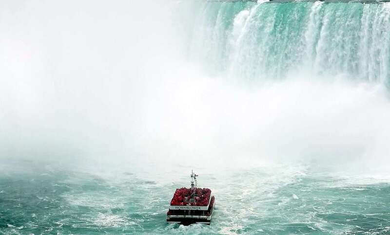 Niagara Falls: Private Half-Day Tour with Boat & Helicopter - Hornblower, spray, and the river-level view