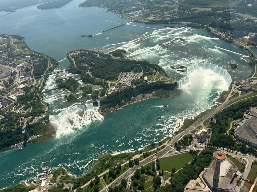 Niagara Falls, USA: Scenic Helicopter Flight over the Falls - What happens at the Rainbow Air Tourism Center