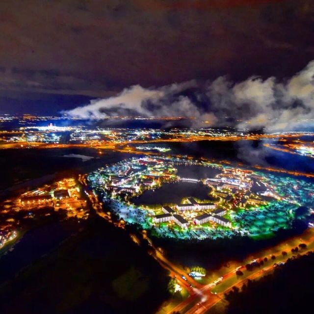 Orlando: Theme Parks After-Hours Private Helicopter Flight - ICON Park, Old Town, and the Kissimmee side