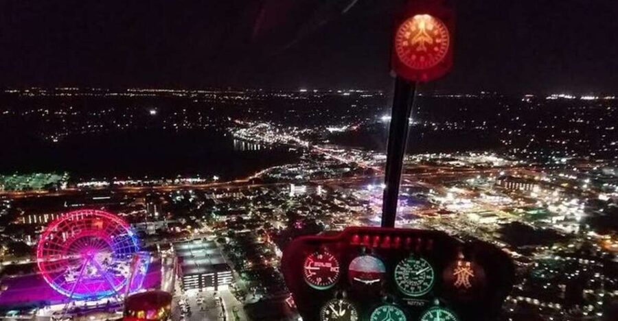 Orlando: Theme Parks After-Hours Private Helicopter Flight - Starting at 4010 4th Street in Kissimmee