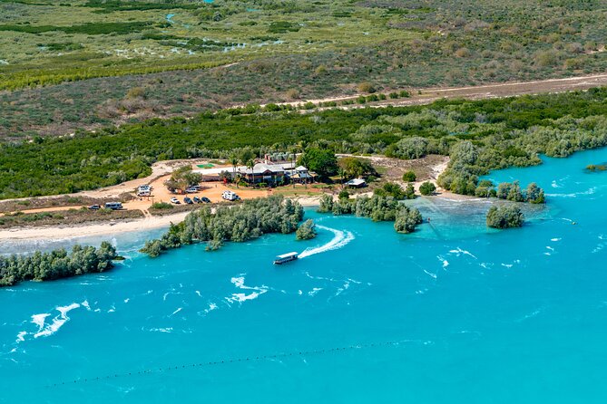 Pearls & Coast: 35-Minute Helicopter Flight & Willie Creek Tour - Arriving at Willie Creek Pearl Farm