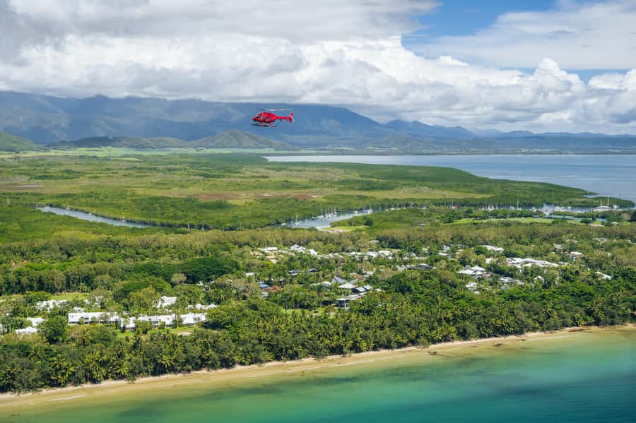 Port Douglas: Great Barrier Reef 30-Minute Helicopter Flight - Four Mile Beach and Port Douglas from above