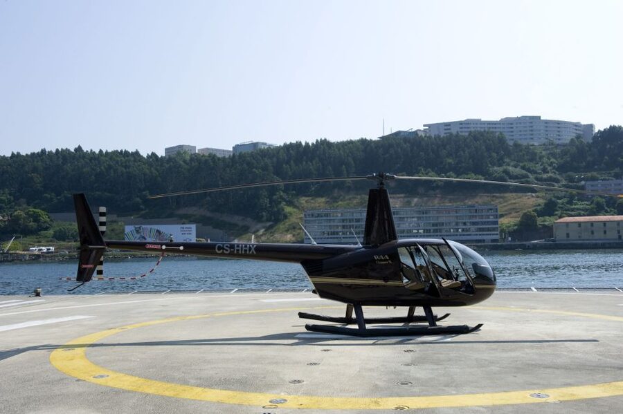 Porto: Douro River Helicopter Tour - The Arrábida Bridge gives you the first big view