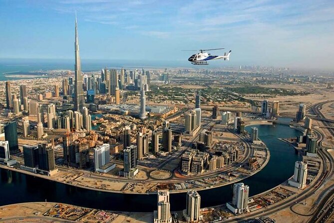 Premium Odyssey Helicopter Tour ( 45 Minutes Flight ) FIRST EXCURSION SIGNATURE - Taking off from Atlantis the Palm
