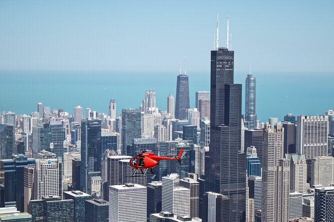 Private 45-Minute Chicago Skyline Helicopter Tour - The United Center and the home of the Bulls